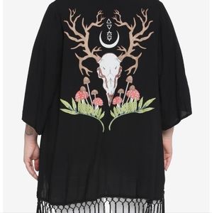 Hot Topic woodland skull kimono